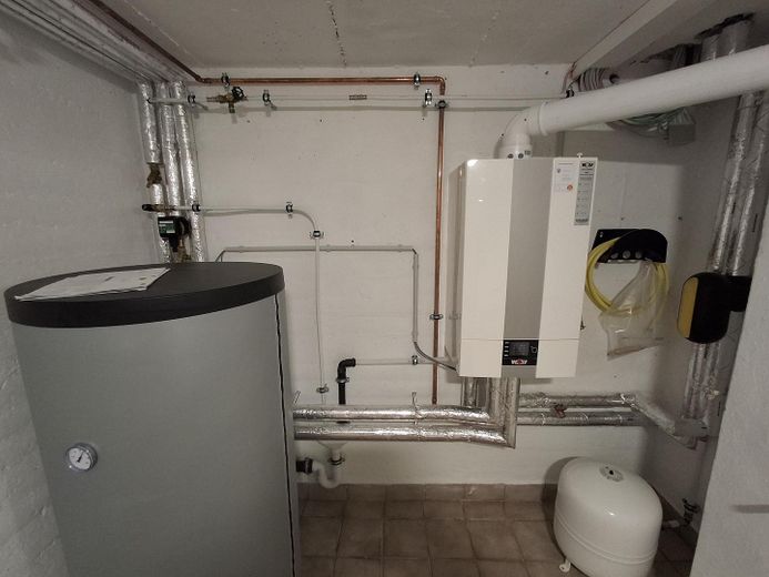 Waschküche mit Heizung