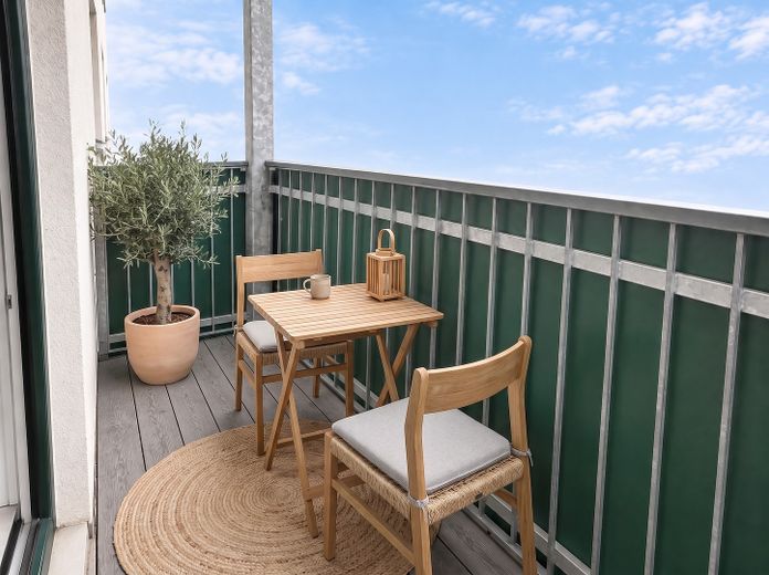 Stötteritz'te yeni yenilenmiş: Geniş açık mutfaklı 2 oda ve yeşile bakan balkon – Fotoğraf 4