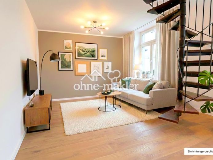 TOP 2,5-Zimmer-Maisonette Provisionsfrei! – Wuppertal Barmen – Foto 1