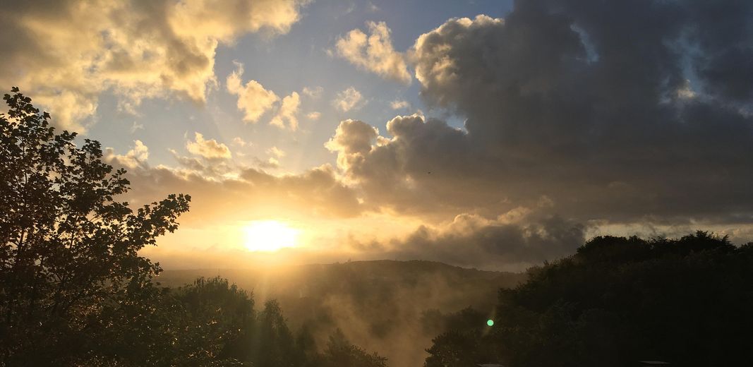 Sonnige Maisonettewohnung – Ausblick vom Balkon