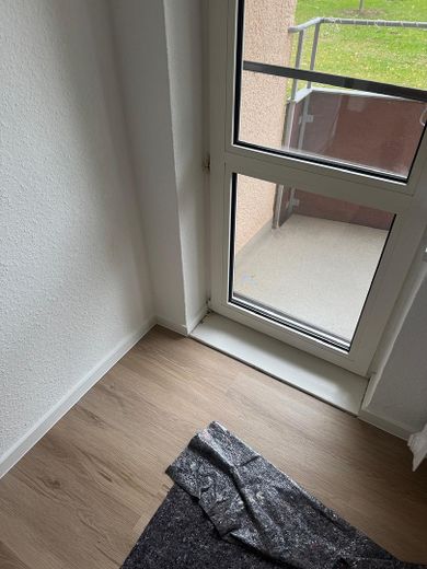 Balkontür im Wohnzimmer