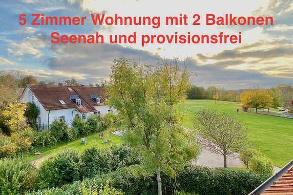 helle, großzügige Wohnung mit Weitblick fußläufig zum Pilsensee