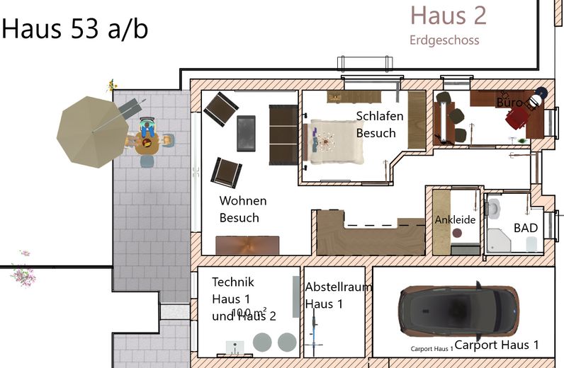 Wohnen mit Bergkulisse – massiv gebaut, für immer daheim – Haus 2 EG