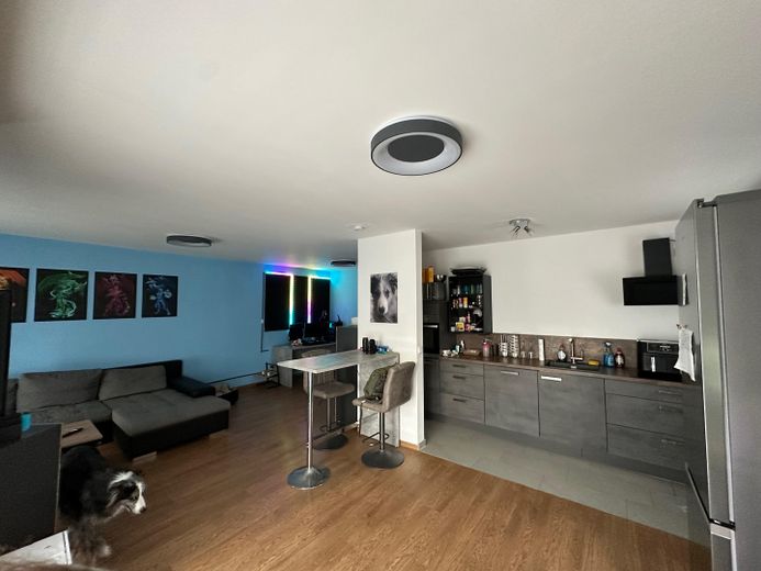 Wohnen vor Balkon zu Kochen un