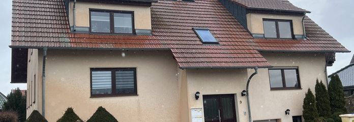 Niederdorla, połowa domu dwurodzinnego w budynku czterorodzinnym