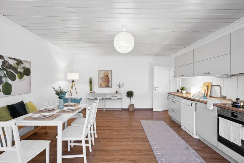 Offen gestalteter Wohnbereich