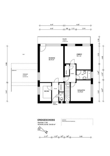 Großzügiges Einfamilienhaus in bester Lage mit tollem Garten – Grundriss OG