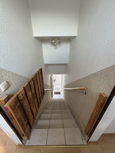 Treppenaufgang zur Wohnung