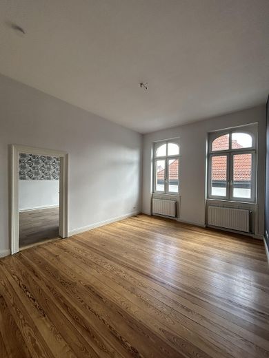 Renovierte Altbauwohnung im denkmalgeschützten Ensemble – Schlafzimmer