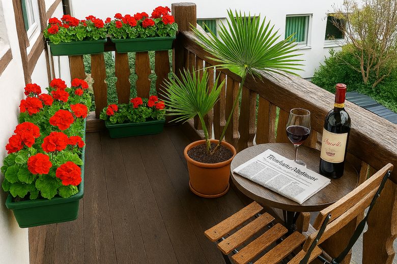 Balkon Rückseite