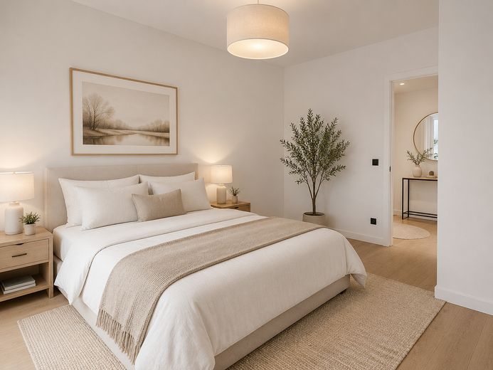 Frisch sanierte 3-Raum-Wohnung in ruhiger Lage – Schlafzimmer