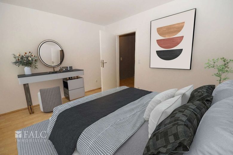 Maisonette-Wohnung mit Großzügigkeit und Komfort - modernes Wohnen auf zwei Ebenen – Zimmer 2 virt. möbliert