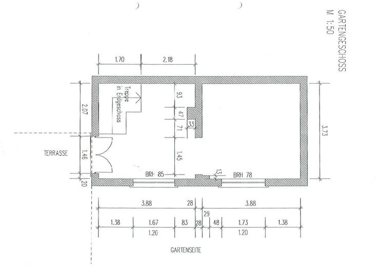 Grundriss Gartengeschoss