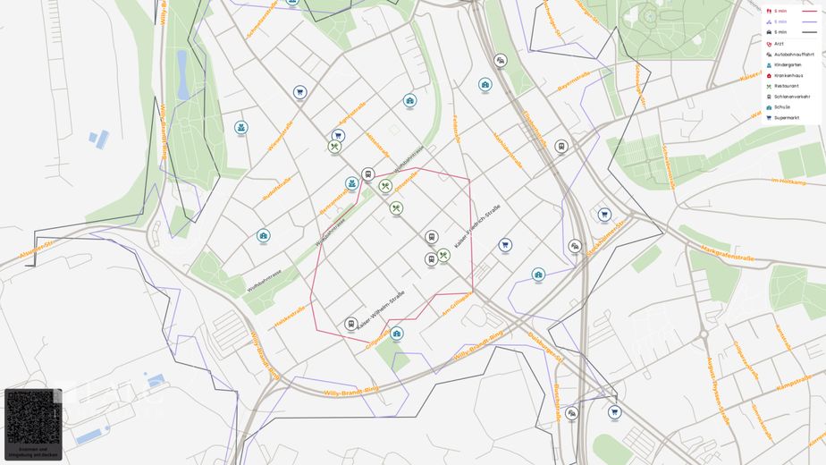 Renditeobjekt Marxloh - MFH mit 912 m² Wfl., sanierungsbedürftig – Site plan (micro)