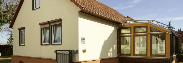 Haus mit Einfahrt