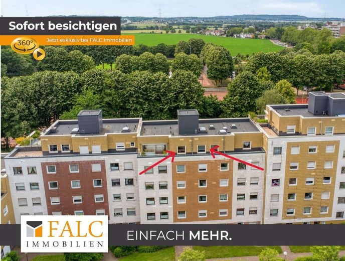 Penthouse a Köln-Weiden - ascensore, garage sotterraneo e fantastica terrazza sul tetto – Bild 1