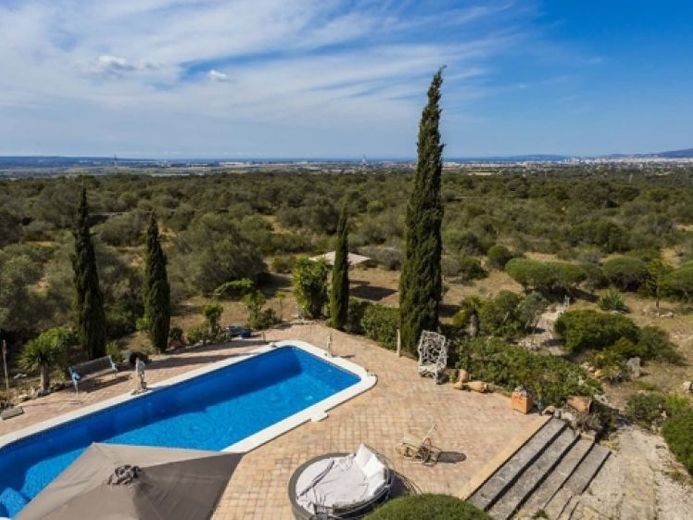 Villa mit spektakulärem Blick bis zum Meer in Marratxi, Palma de Mallorca zu verkaufen – Foto 1
