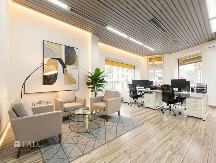 Zwei Schaufenster, unzählige Möglichkeiten - Maximale Sichtbarkeit in Uerdingen – Showroom Bild 2 - Einrichtungsidee (KI generiert)