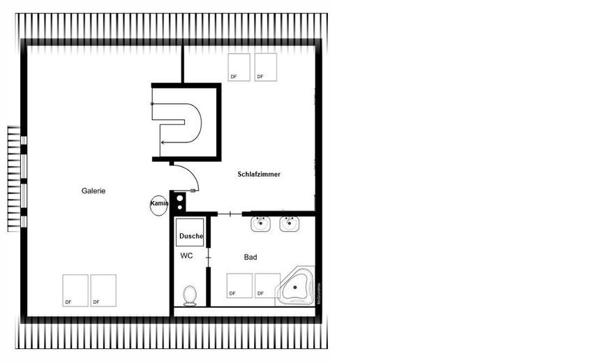 Doppelhaushälfte mit Einzelhauscharakter im Dreieck Berne-Sasel-Volksdorf – OG