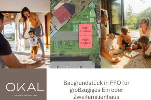 Baugrundstück nahe Botanischem Garten für dein Okal Haus