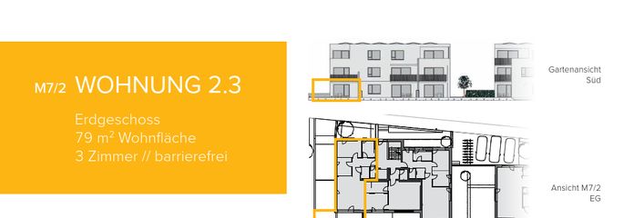 Construction neuve APP 2.3 - M7/2 - Rez-de-chaussée - 79m²