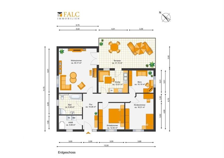 Traum-Bungalow auf Rügen - Ruhe, Natur und Komfort in Top-Lage! – Grundriss