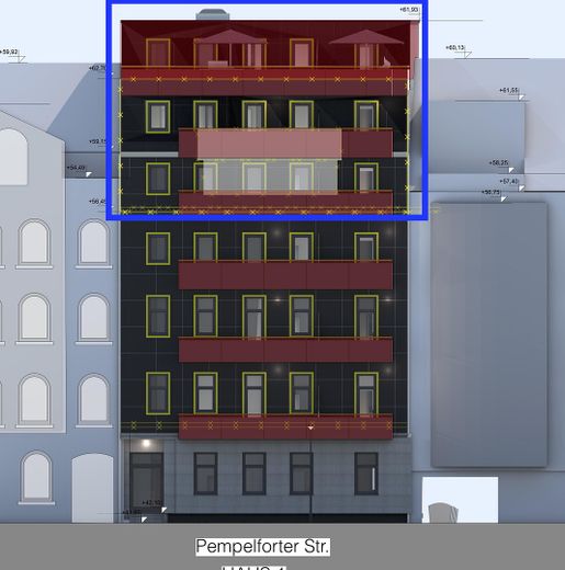 Dachgeschoßwohnung mit Blick über den Hofgarten und Potenzial zur Erweiterung – Mögliche Gestaltung neu 