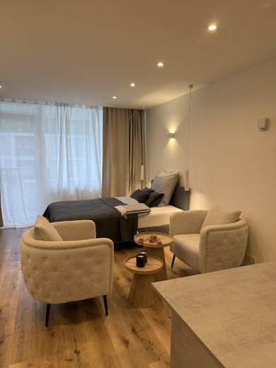 Stilvoll sanierte & modern möblierte 1-Zi Wohnung in Toplage – Wohnen
