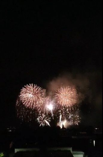 Seeuferfest Feuerwerk vom Büro