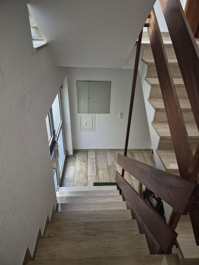 Einfamilienhaus mit Einliegerwohnung, Wintergarten, Garage und Gartenparadies auf 708 m2 – Treppenaufgang EG/OG