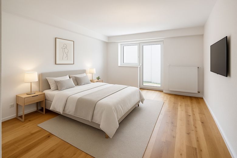 Schlafzimmer UG visualisiert