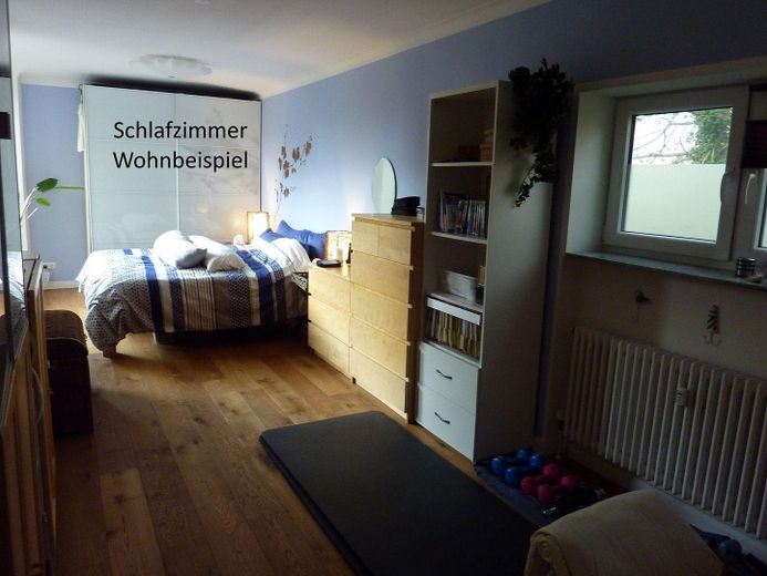 Квартира мрії на весь поверх — повністю реконструйована, без комісії – Schlafzimmer Wohnbeispiel