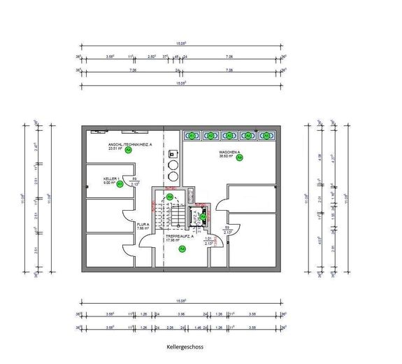Modernes Wohnen in Nottuln/Appelhülsen - Neubau-/ Sanierungsprojekt - Erdgeschoss - Nr.1 – Haus 17a Kellergeschoss