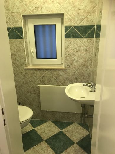 Posizione unica: edificio commerciale e casa unifamiliare direttamente al confine svizzero, presso la stazione ferroviaria – Gäste WC/EG