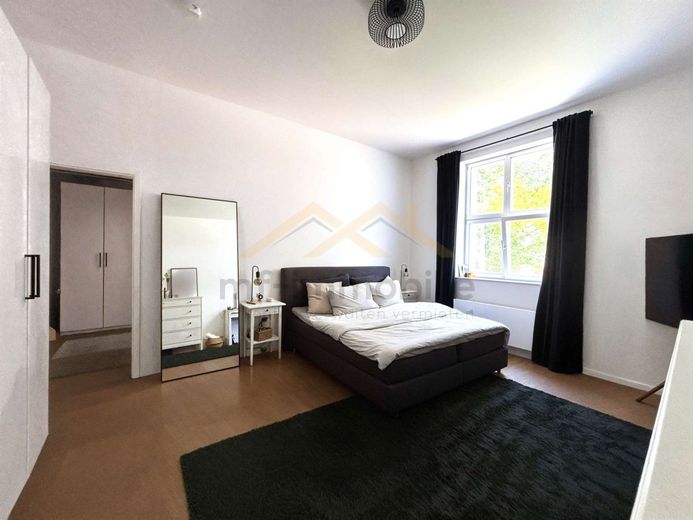 "homeoffice ready" moderne 3-Zimmer Wohnung in Mariental – Schlafzimer