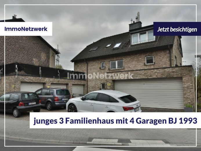 NEU***junges 3-Familienhaus mit 4 Garagen &amp; 1 Stellplatz in Herzogenrath***NEU – Front