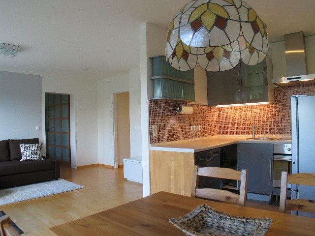 Möblierte Single-Wohnung für 1 Person Nichtraucher/in – Küche, Essplatz