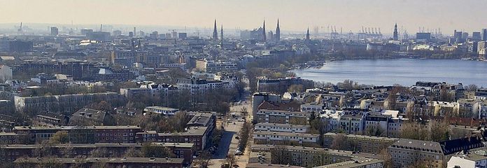 Blick über Hamburg