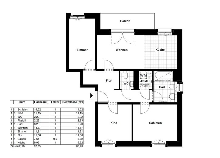 Sin comisión: Moderno apartamento de 4 habitaciones con balcón orientado al oeste y plaza de garaje subterránea con posibilidad de carga – Foto 27