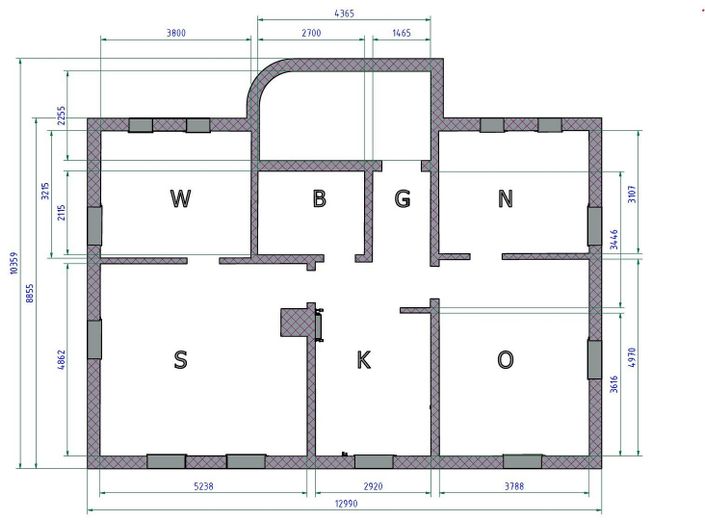 Grundriss OG (Wohnung)