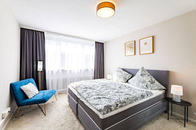 Business Living Bamberg | Totalmente amueblado · Todo incluido · Ubicación privilegiada – Hauptschlafzimmer