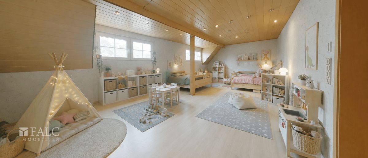 Sanierungsobjekt mit Charme - Großes Grundstück, Ausbaureserve &amp; Top-Lage – Kinderzimmer OG (KI)