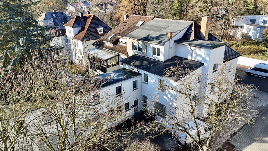 Seitenansicht des Gebäudes