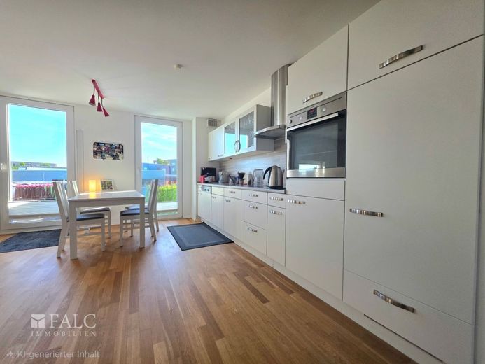 Urbanes Wohnen mit Skylineblick - modernes Wohnen am Frankfurter Riedberg – Küche