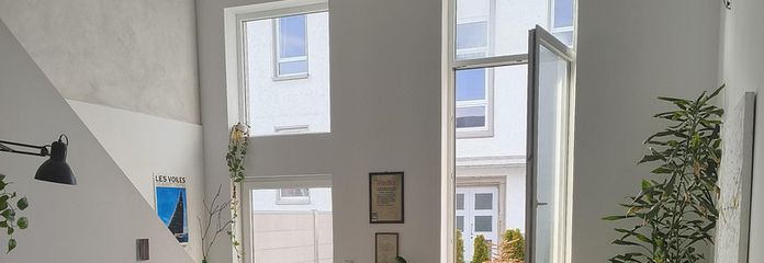 Otwarta mieszkanie 3,5-pokojowe na trzech poziomach – Küche/Essen  E.-Bsp.