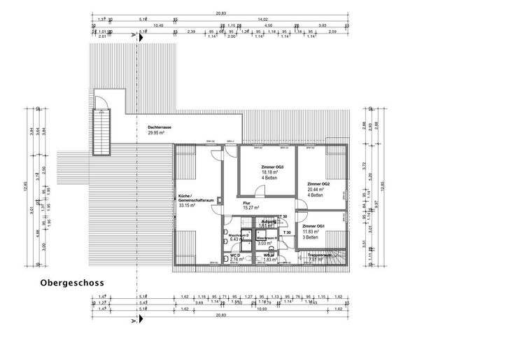 Grundriss Obergeschoss