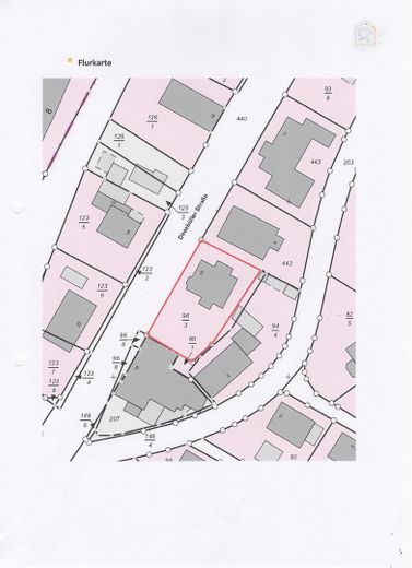 Großes Stadthaus in Niebüll – Lageplan