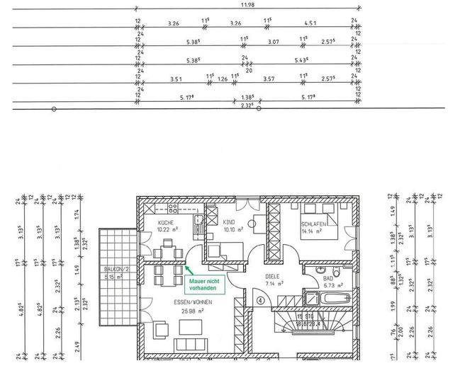 3 Zimmer Wohnung 1.OG Ingolstadt-Nordwest - inkl. Tiefgaragenstellplatz - provisionsfrei – Grundriss