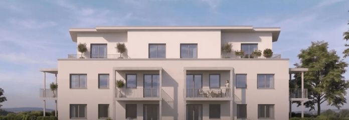 PENTHOUSE mit Dachterrasse * KFW40 NEUBAU * 4-Zimmer mit 103 qm * KFW-Förderung * Ichenheim