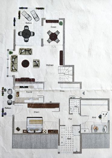 Darstellung 1. Etage